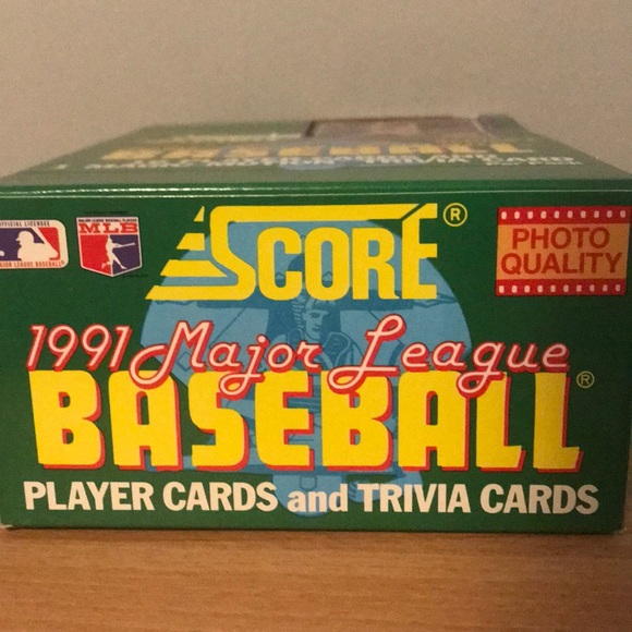 Score 1991 Major League Baseball Cards Series 1 - Picture 3 of 6